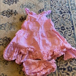 Ralph Lauren seersucker dress 12 mo